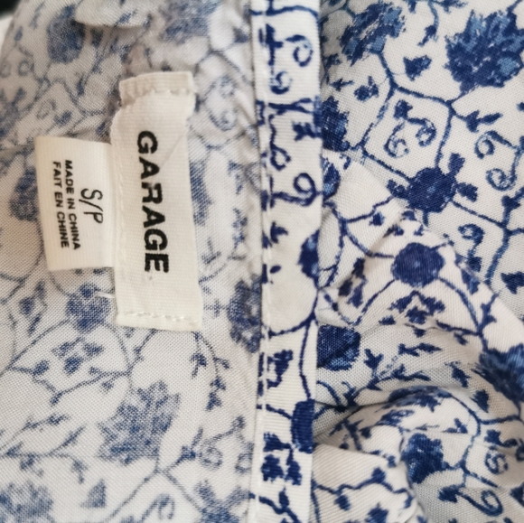 Garage tank, navy/cream, small - Picture 10 of 13